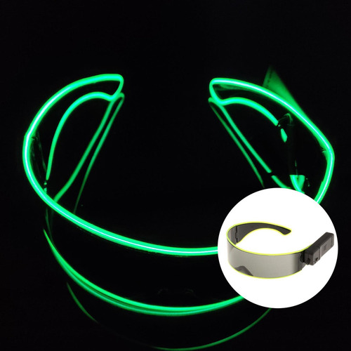 - Lentes De Sol Luminosas Led Con Luz De Estilo Futurista