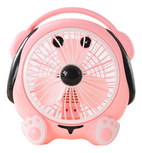 Ventilador De Escritorio Portátil De 2 Velocidades Con Diseñ