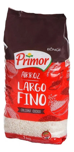 Arroz Largo Fino Primor X 1 Kg