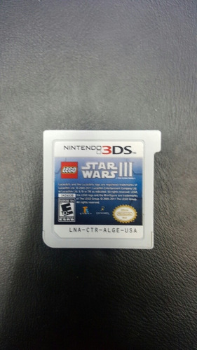 Lego Star Wars 3 3ds Fisico Juego Suelto 