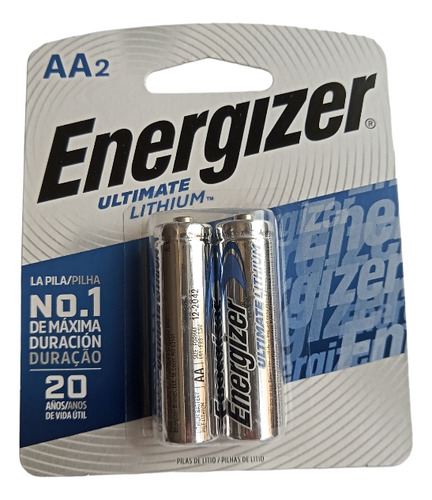 Pila Pilas Litio Lithium Aa /doble A Energizer 1.5 V Battery