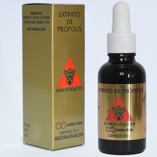 Extrato De Propolis Verde 100% Kenkochojugen Sem Glúten