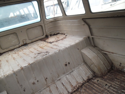 Kombi Vw Van Corujinha 1970 Funcionando Lisa De Lata P/ Rest
