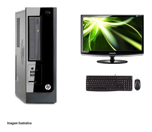 Imagem 1 de 4 de Computador Desktop Hp Pro 3410 I3 8gb 320hd Monitor 17