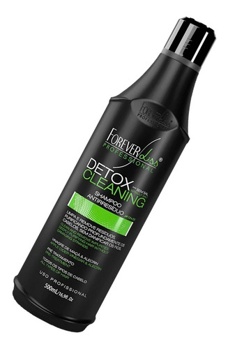 Imagem 1 de 5 de Forever Liss Shampoo Antirresíduo Detox Cleaning 500ml