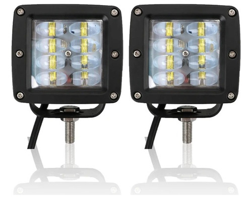 Foco Led 40w 9d Cuadrado Neblinero Auto Camioneta Bi-volt