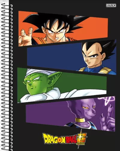 Estojo Escolar Duplo Infantil Dragon Ball Z Cor Preto Nome do