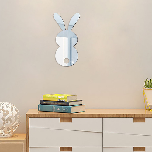 Calcomanías De Pared Acrílicas 3d En T, Sin Marco, Espejo De