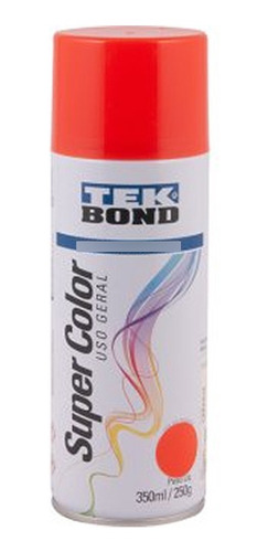 Tinta Spray Super Color De Uso Geral Laranja 350ml Tek Bond