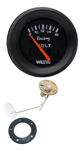 Voltmètre Marine 52mm étanche IP67 - Rétroéclairage 7 Couleurs, 8-16V, Pour Bateau, Voiture, Camping-car