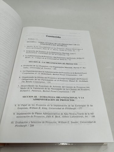 Libro Manual Para La Administración De Proyectos Cleland (Usado)