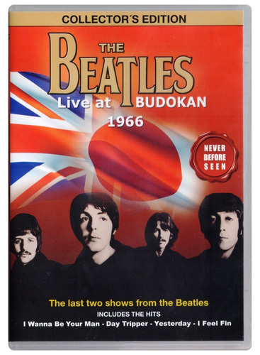 The Beatles Live At Budokan Japon 1966 Concerto em DVD