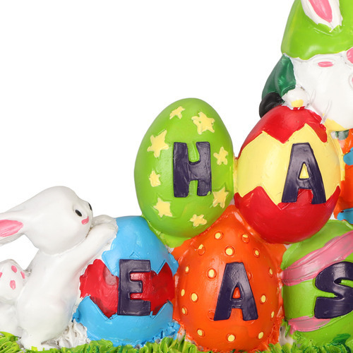Huevos De Pascua Con Decoración De Resina, Diseño De Conejo, Color Fix