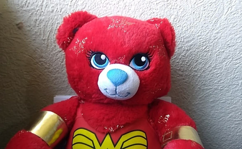 Build A Bear Dc Wonder Woman Teddy Bear Plush 40 Cms (Usado)