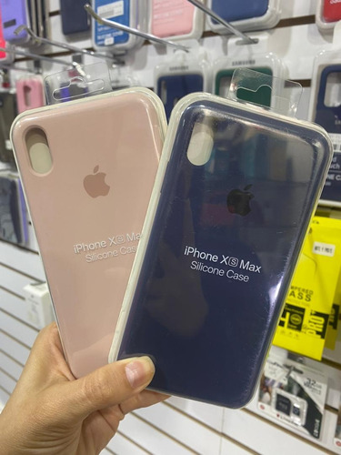 Forro Silicone Case iPhone XS Max Somos Tienda
