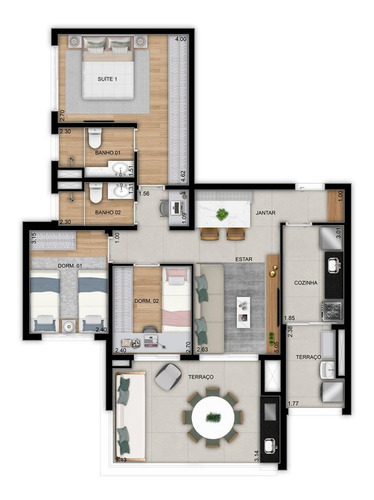 Imagem 26 de 27 de Apartamento À Venda No Bairro Brooklin Paulista - São Paulo/sp - O-27256-44485