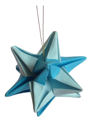 Estrella De Origami - Azules