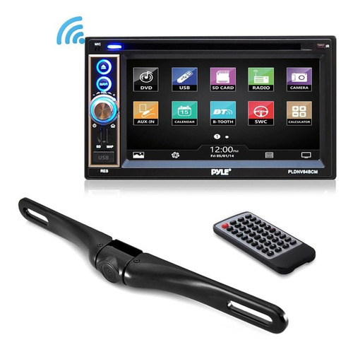 Estéreo De Coche Con Bluetooth Pyle Pldnv64bcm