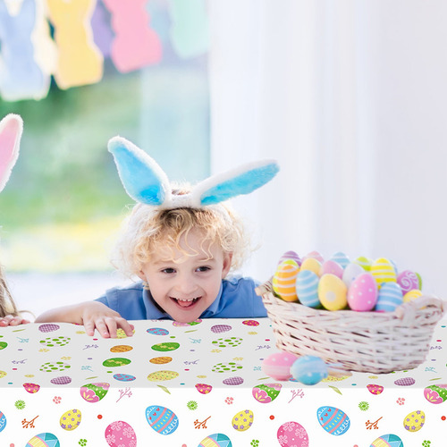 Mantel De Pascua, Mantel Desechable De Plástico Holiday Pa