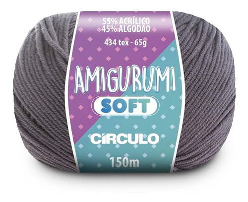 Fio Amigurumi Soft - Circulo Cor 8464 - CINZELADO
