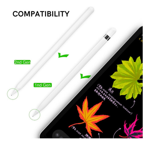 2 Pçs/conjunto De Pontas De Caneta Premium Para Apple Pencil