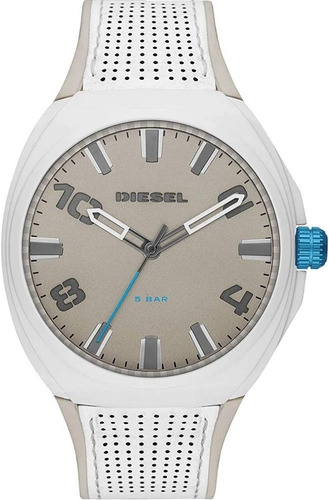 Reloj Diesel Stigg Dz1884 Blanco Para Hombre Nuevo Original 