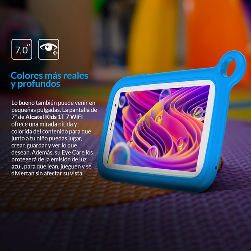 Imagen 3 de 8 de Tablet Alcatel 1t 7 Kids 32gb 1gb Ram Con Funda