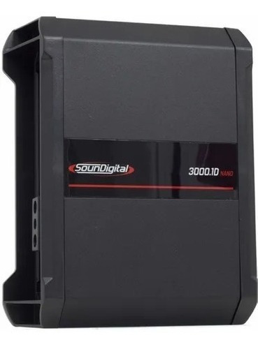 Amplificador para autos, pickups & suv SounDigital EVO 4.0 3000.1 clase D con 1 canal y 3000W negro