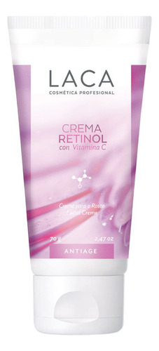 Crema Retinol Con Vitamina C Laca X 70g Tipo de piel Madura Fotoenvejecida Apagada