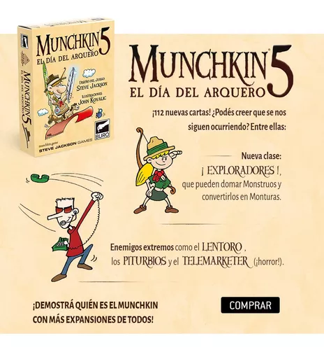 Munchkin Combo Full Juego Base Mas Expansiones 2 3 4 Y 5 – Magic4ever