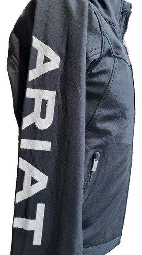 Chamarra Casual Ariat Caballero Color Negro
