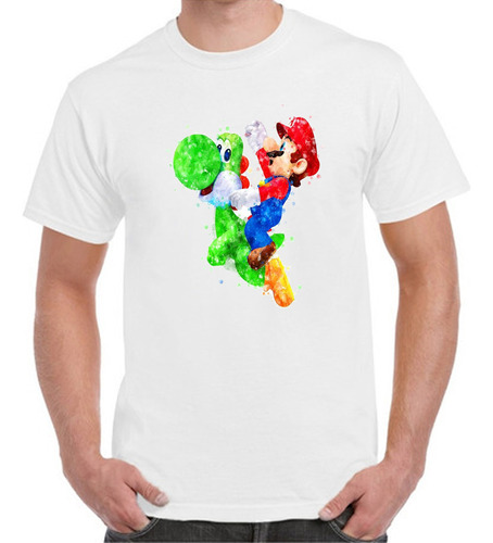 Playera | Mario Bros: Mario & Yoshi | Sublimado