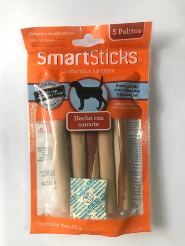 Smartsticks Sweet Potato | Snack Para Perro | Camote X 5 U