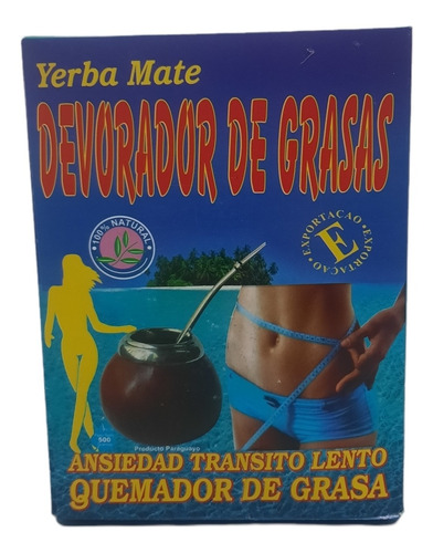 Yerba Mate Devorador De Grasas 500 G