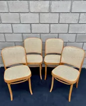 Comprar Antiguo Juego 4 Sillas Thonet Hofman Original Mod 392 \u002F 811 