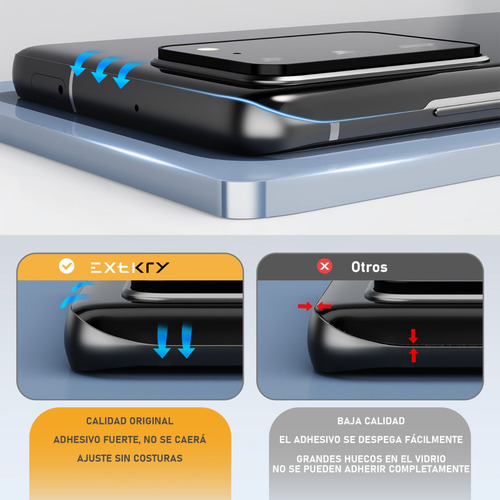 Tapa Trasera Bateria Para Huawei P30 Lite + Cristal Cámara Azul