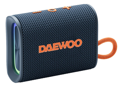 Parlante Daewoo Di-bt88bl Bluetooth Azul Ipx7 Tws Luces Rgb