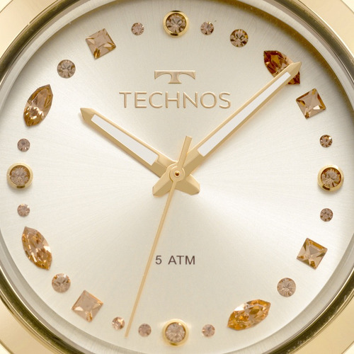 Relógio Feminino Technos Dourado Elegance 203aaa/4d