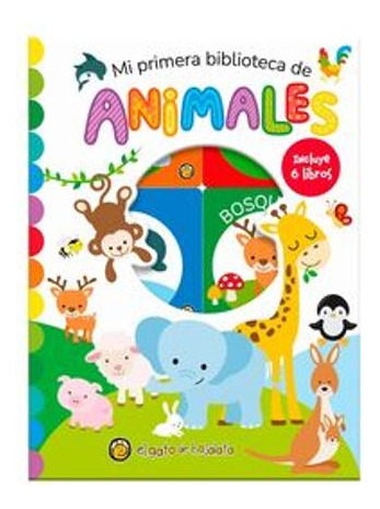 Libro Mi Primera Biblioteca De Animales Con 6 Libros