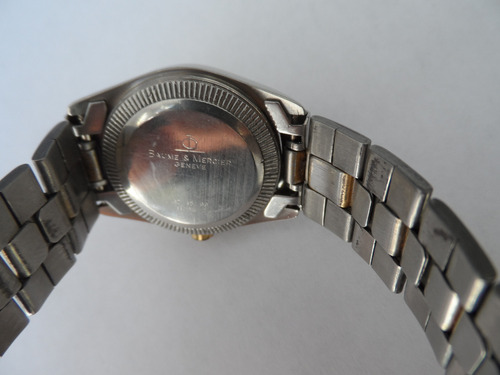 Relógio Pulso Baume & Mercier - Geneve Antigo Prateado Dourado-escuro Branco (Usado)