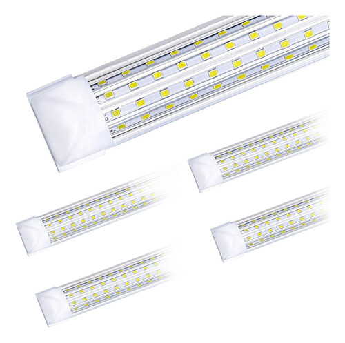 Luz De Tienda Led De 4ft (paquete De 6), 55w 5000k Blan...