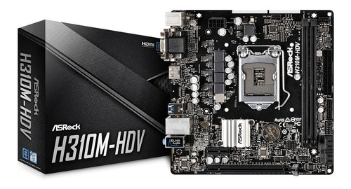 Motherboard Placa Asrock H310m Hdv 1151 8va Generacion Intel