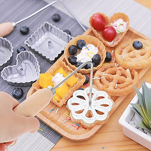 Gofre Sueco En Forma De Roseta De Aluminio Con Mango De Made