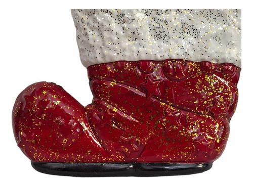 Bota Navideña Grande Colgante Decoración Navidad 26 Cm