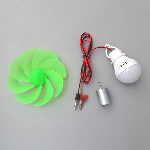 Gerador De Energia Eólica Kit De Brinquedo Educativo Kit De