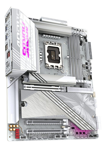 Placa Mãe Gigabyte Z890 Aorus Elite X Ice Lga1851 4xddr5 Atx Cor Branco