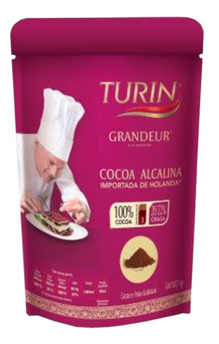 Chocolate Tradicional Cocoa Alcalina Turin 1kg 