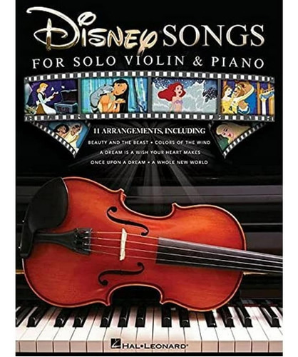 Libro:  Disney Songs For Solo Violin & Piano