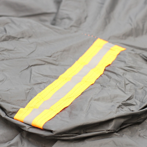 Imagen 6 de 10 de Funda Cubre Moto Tricapa Impermeable Reflectiva Talles M