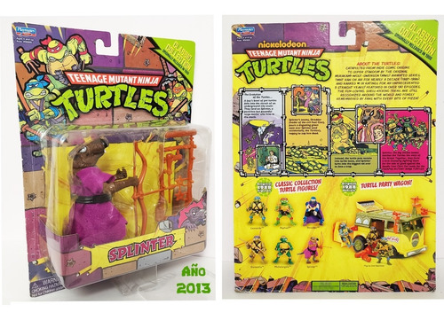 Splinter Tortugas Ninja Classic Collection Año 2013 Original